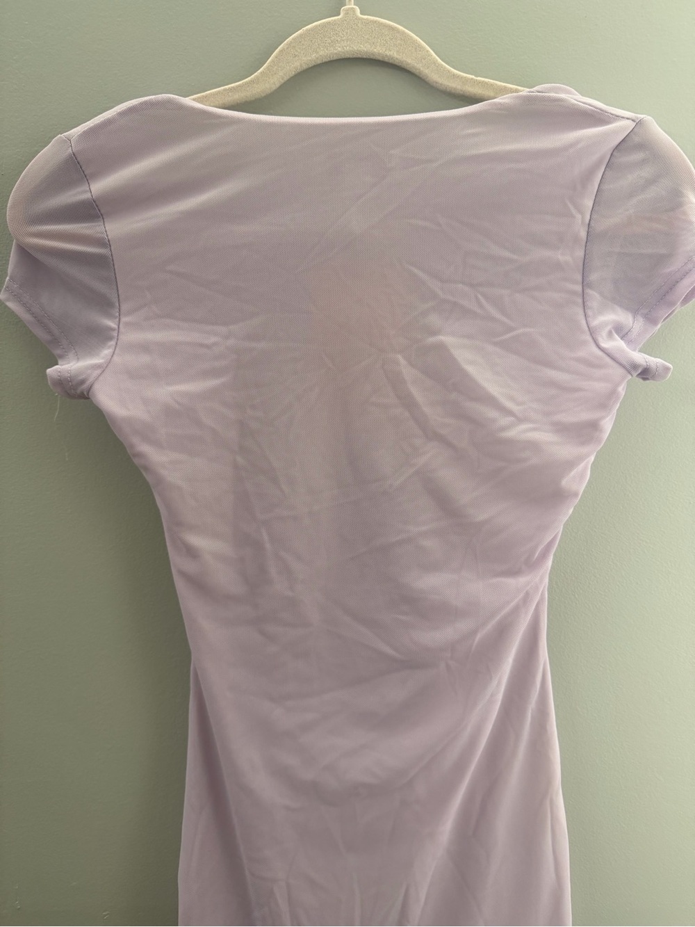 ThatsSoFetch Lilac Cutout Scoop Mini Dress - Picture 7 of 7